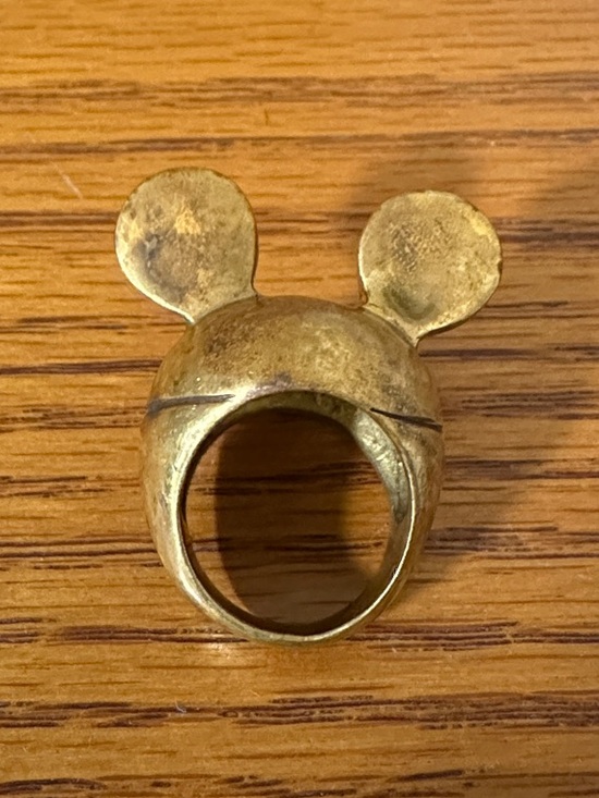 Jewelry - Gold-Tone Mickey Mouse Inspired Ring